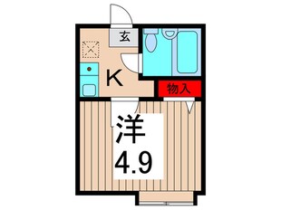 ホワイトハウス西綾瀬Ａ・Ｂの物件間取画像